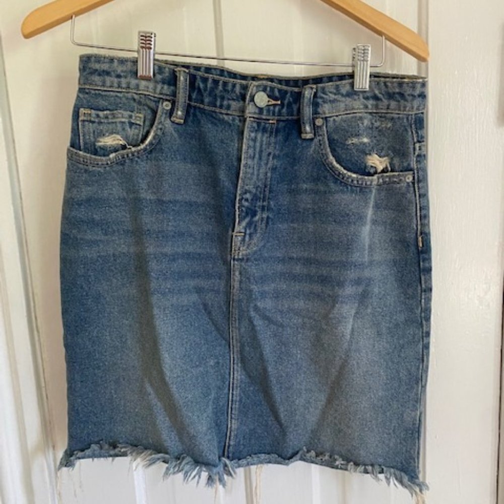 All Saints Kim Denim Skirt